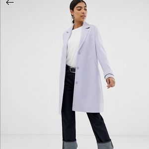 ASOS Design Crepe Coat NWT
